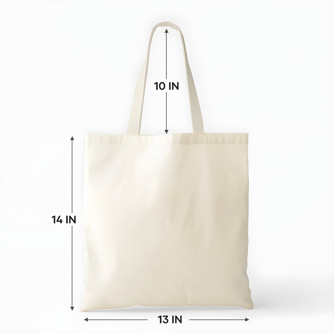 Personalized Tote Bag – Custom Image/Text On 3 Sides, Zipper Closure, Large Shopping Bag For Women
